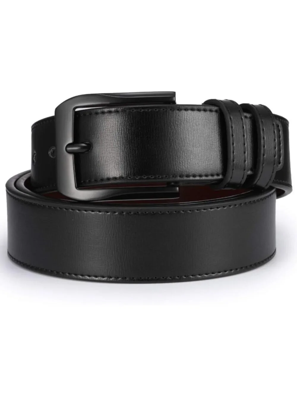 Stylish Men's Casual Leather Belt - 1.5